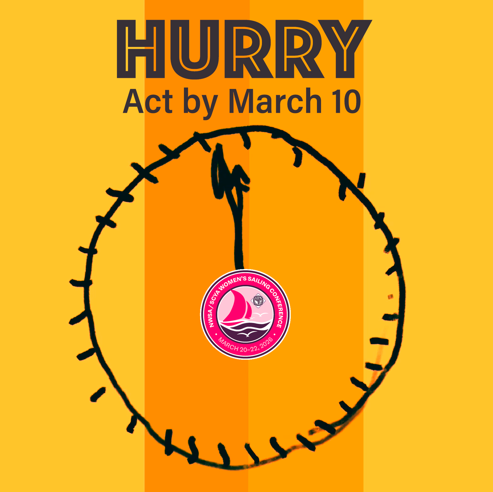 HURRY! Act by March 10.